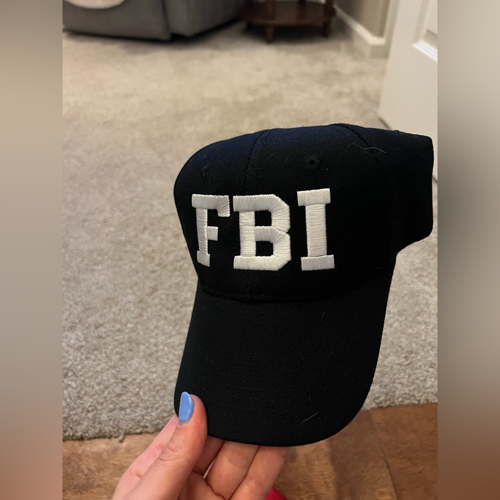 Black FBI Cap
